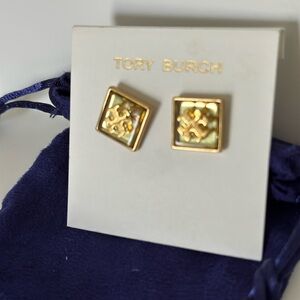 Tory Burch Gold Geometric Earrings